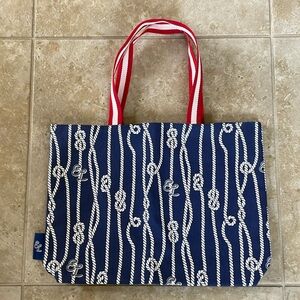 Estée Lauder Nautical tote bag.